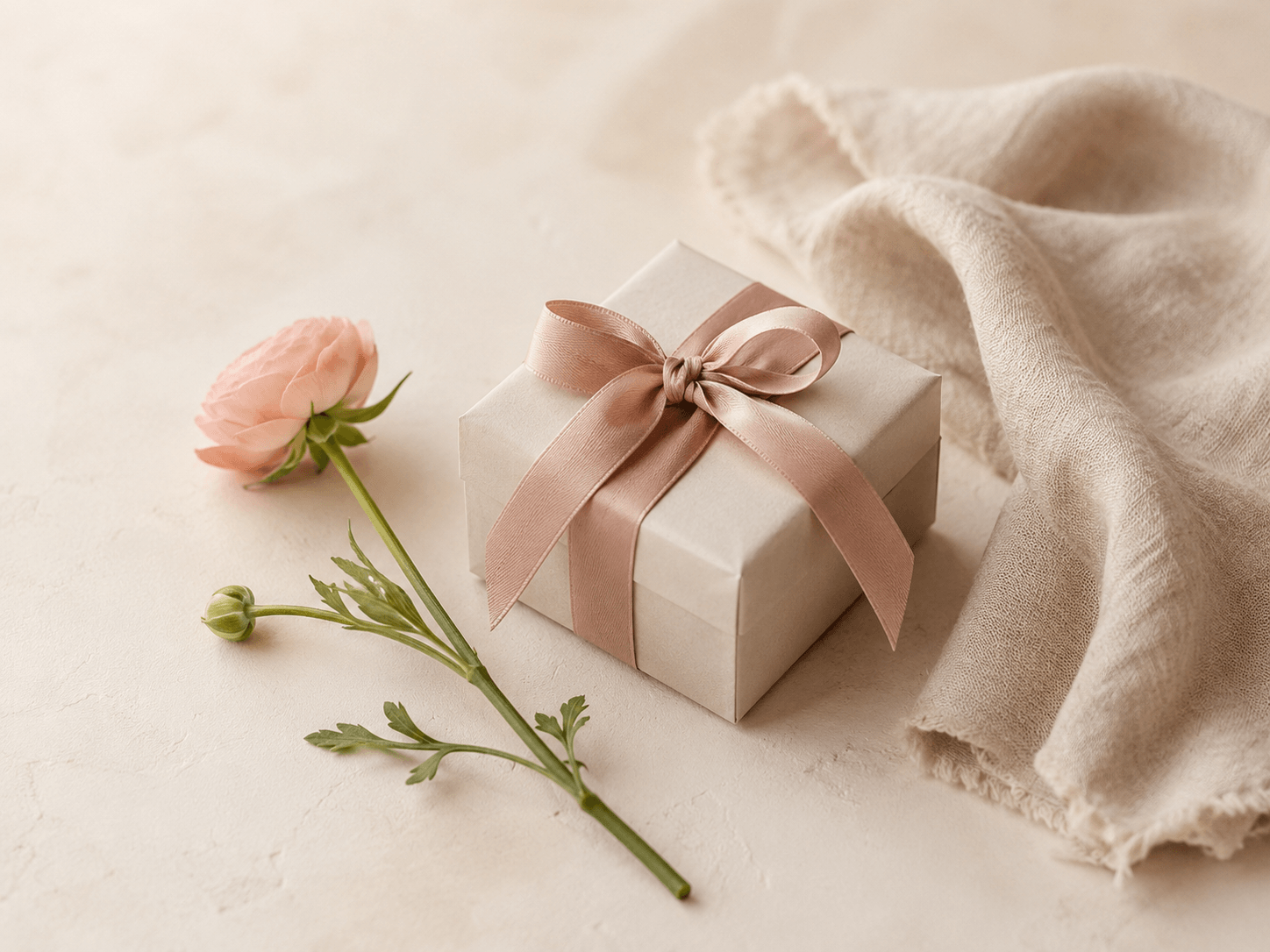A thoughtful thank you gift simply and warmly presented